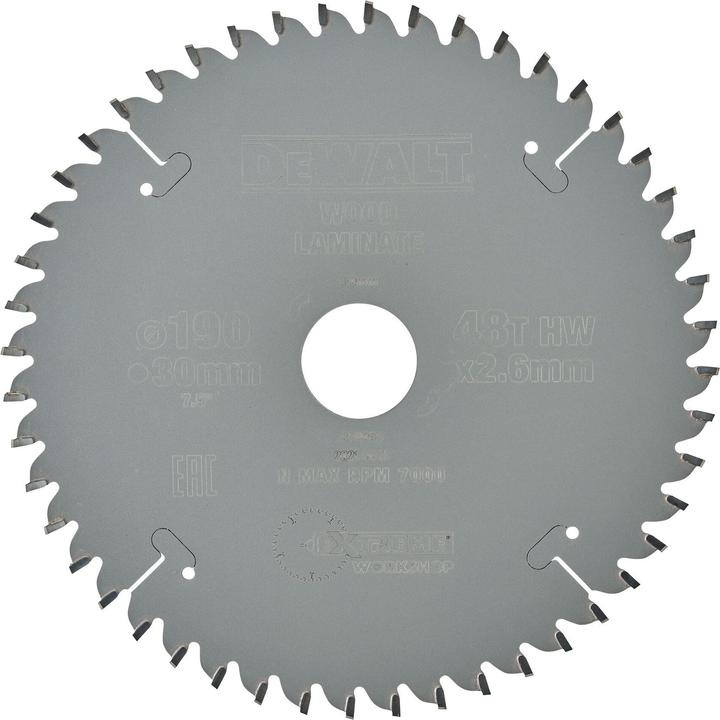 Produktbild DeWalt Handkreissägeblätter Furnier. Alumini DT4094tstoff