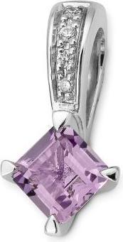 Produktbild Breuning ANHÄNGER - E.AMETHYST/Brill. 0,019 Ct. H/si (585, - Gold)