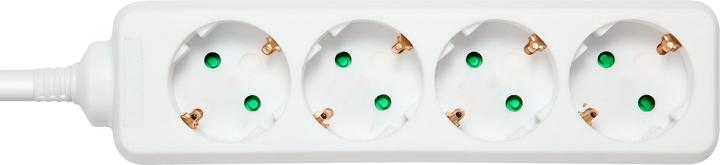Actual product image Deltaco GT-0402 power extension 4 AC outlet(s) Indoor White