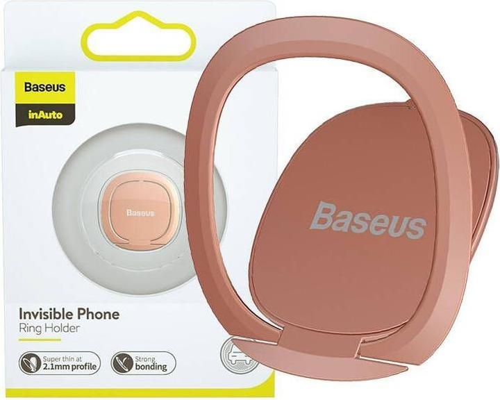 Actual product image Baseus Invisible phone ring holder Rose gold