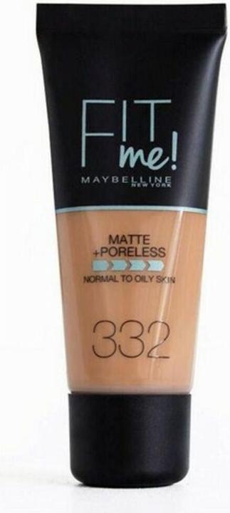 Image du produit Maybelline New York Fond de teint Fit Me Matte + Pore less - 30 ml #332-golden (332-doré)
