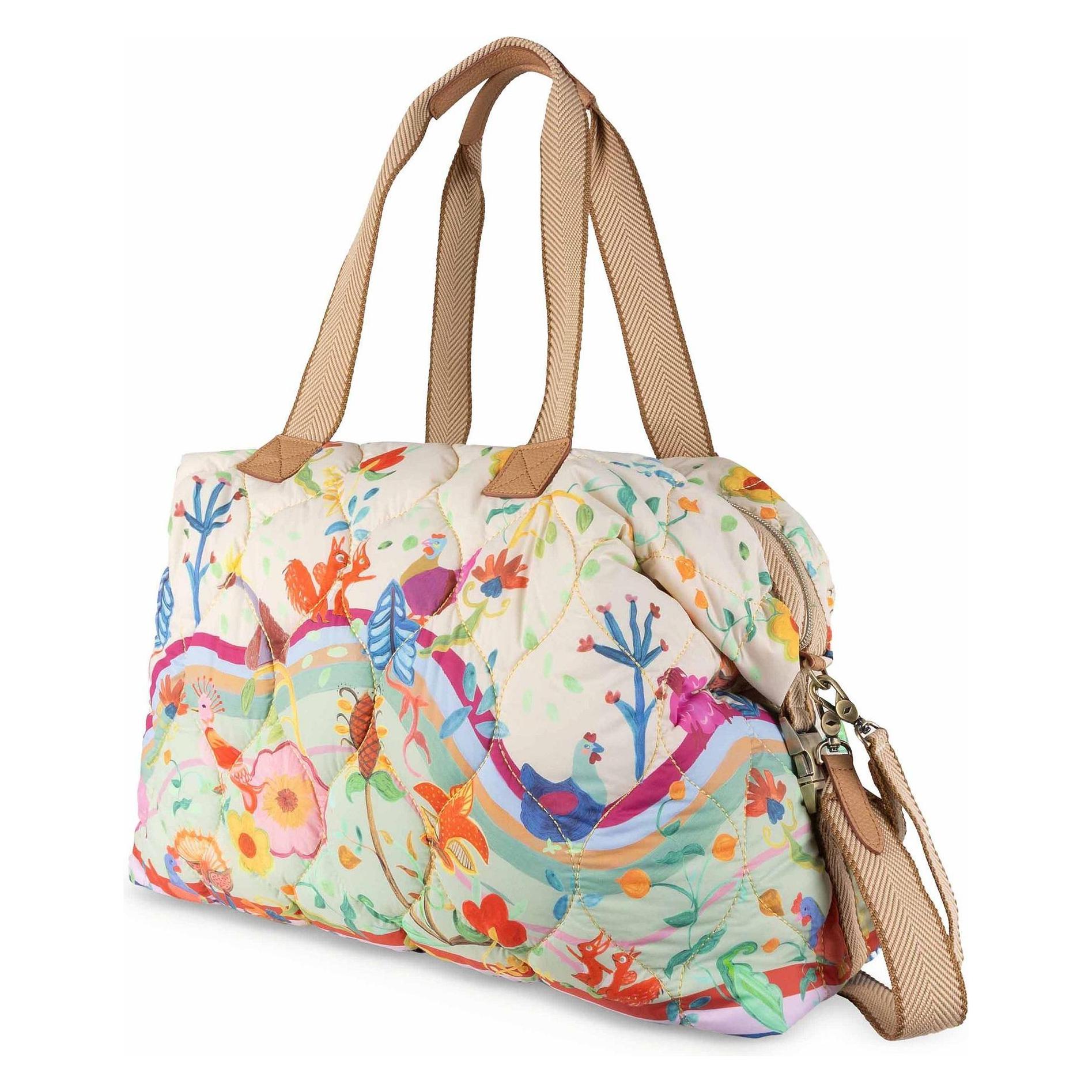 Oilily, Damen, Handtasche, Animal Garden Bridey Schultertasche 47 Cm, Mehrfarbig