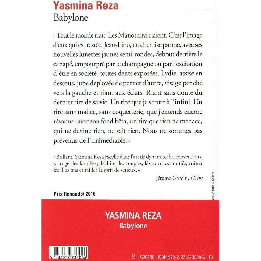 Thumbnail - Babylone, Belletristik von Reza Yasmina