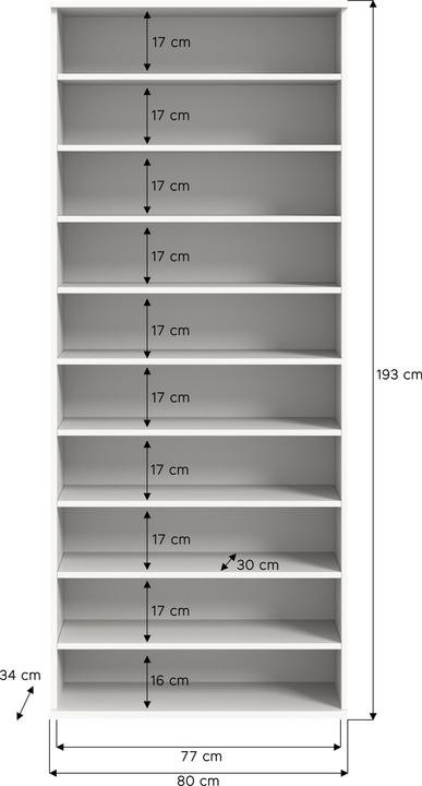 Produktbild Xonox Home Projekt X (80 x 34 x 193 cm)