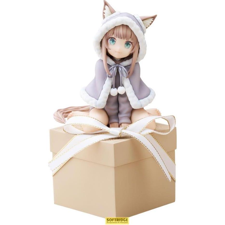Golden Head My Cat Is a Kawaii Girl Statue Present Kinako 15 cm