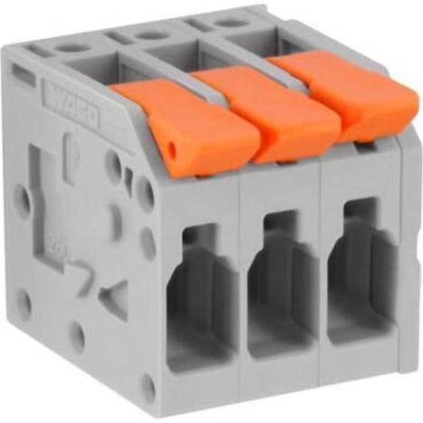 Thumbnail - Wago Leiterplattenklemme mit Hebel, Elektronikkabel + Stecker