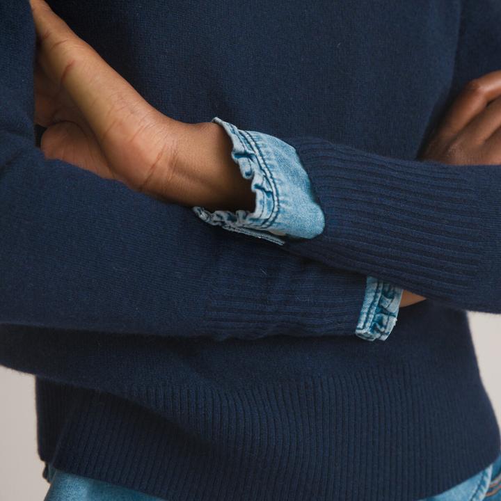 Produktbild La Redoute Collections Pullover runder Ausschnitt Feinstrick in Kaschmir (XS)