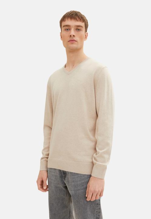 Produktbild Tom Tailor Strickpullover Pullover V-Neck (3XL)
