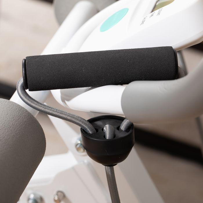 Produktbild Swisshandel24 2-in-1 Bauchtrainer, Bauchmuskeltrainer mit verstellbare Bauchmuskelbank Weiss