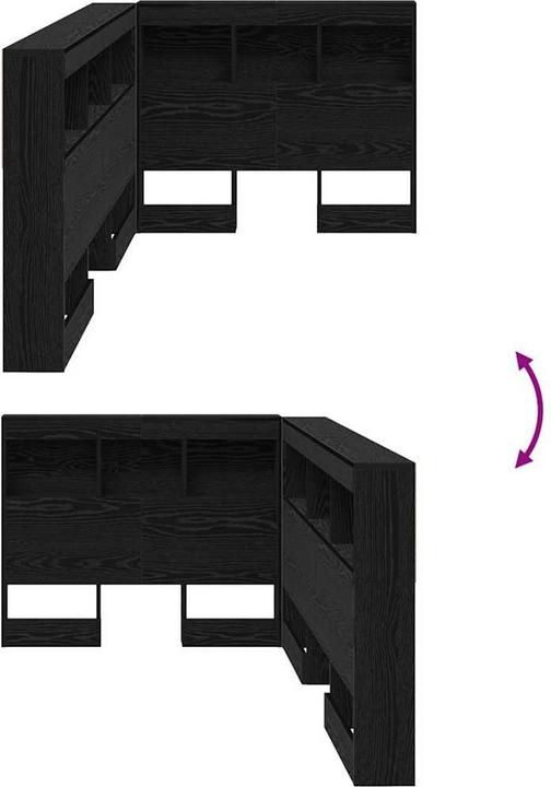 Actual product image vidaXL Aufbewahrungskopfteil