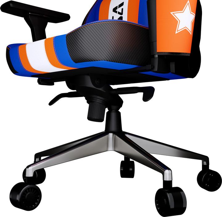Actual product image Cooler Master Fauteuil Caliber X2 Street Fighter 6 Luke (Blanc/Bleu/Orange)