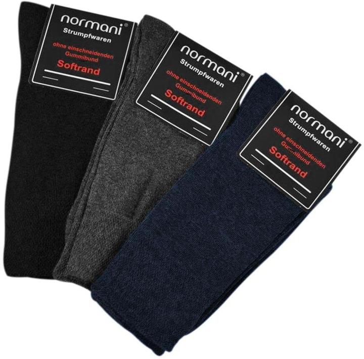Actual product image Normani 6 pairs of comfort socks with soft edge and terry sole (pack of 6, 35 - 38)