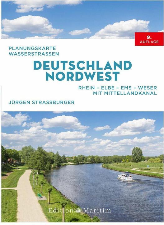 Produktbild Planungskarte Wasserstrassen Deutschland Nordwest