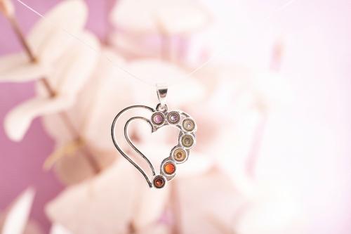 Image du produit Berk Anhänger Chakra Herz (Argent, Argent 925)