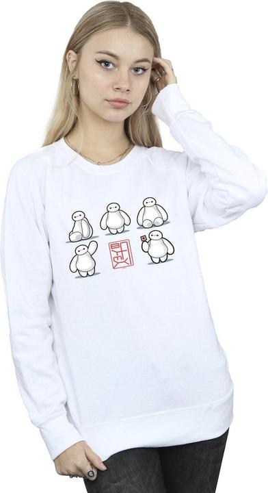 Immagine prodotto Disney Big Hero 6 Baymax Many Poses Felpa Donna (M)