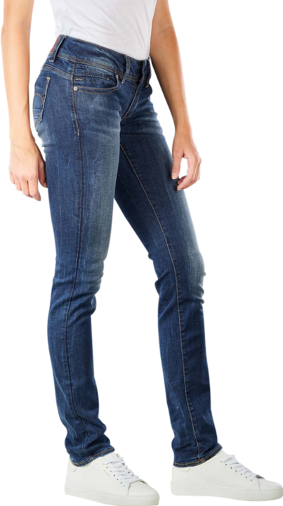 Actual product image G-Star Midge Saddle Mid Straight Jeans Neutro dk aged (W31/L32)