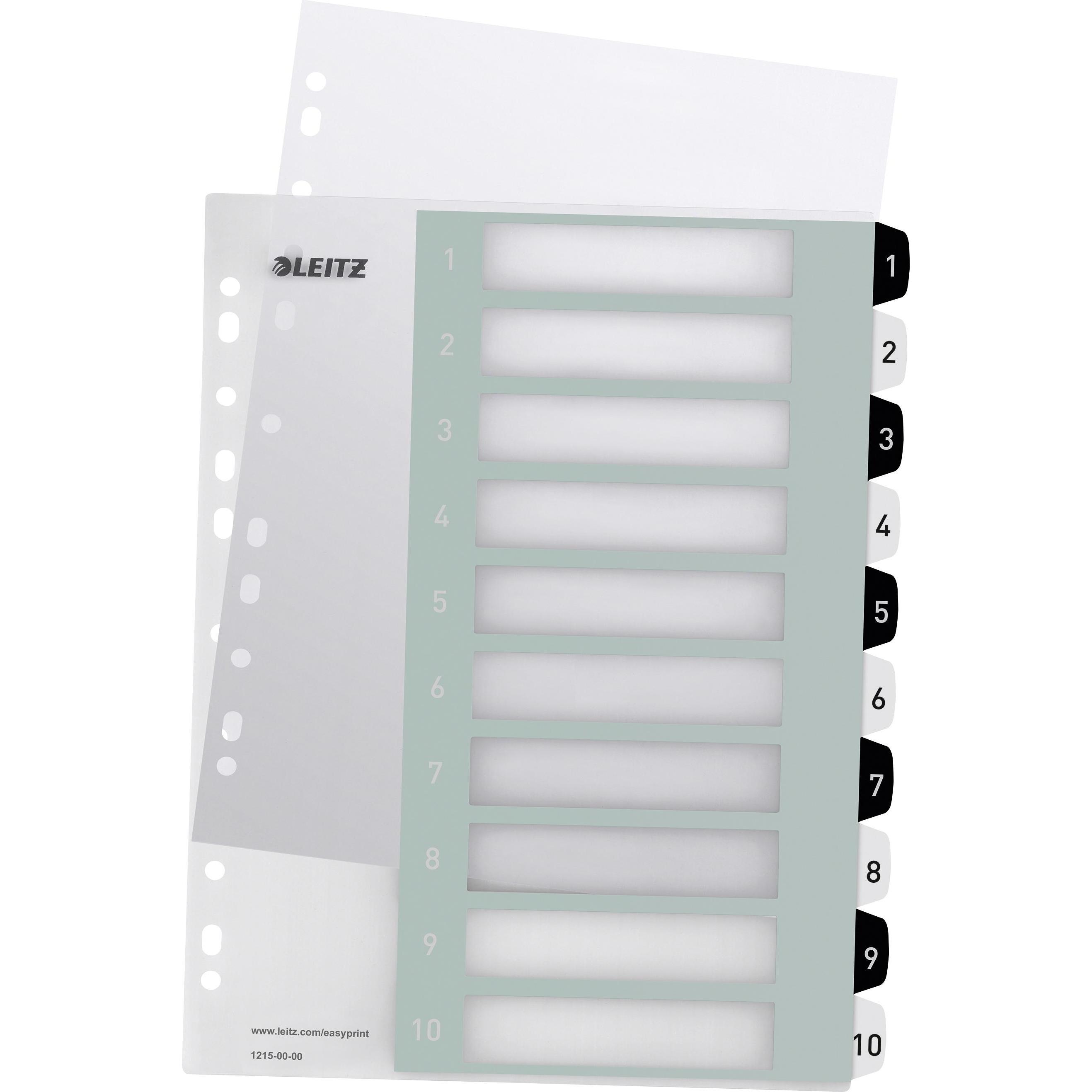 Leitz, Ordner Zubehör, WOW - Kunststoff-Register
