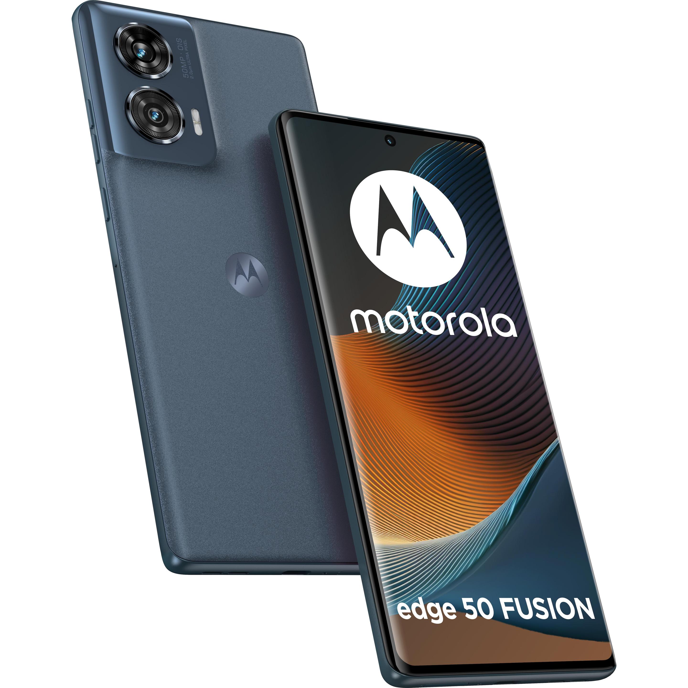 Thumbnail - Motorola Edge 50 Fusion (512 GB, Forest Blue, 6.70", Dual SIM, 50 Mpx, 5G), Smartphone, Blau