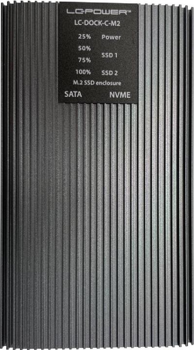 Image du produit LC-Power LC-DOCK-C-M2 Station d'accueil USB3.2 NVMe &SATA-M.2 détail (M.2)