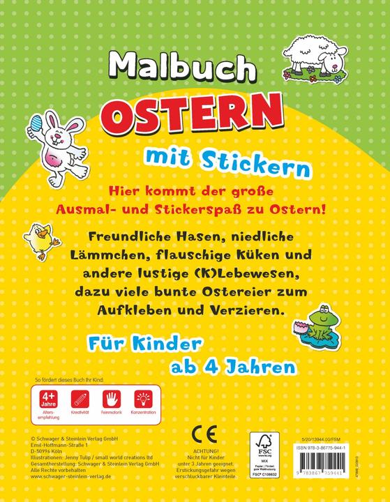 Produktbild Malbuch Ostern