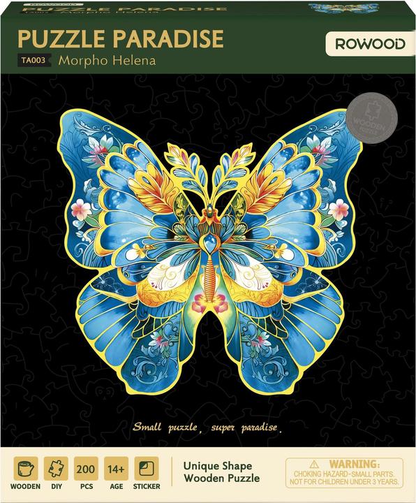 Robotime Holzpuzzle 'MORPHO HELENA' (200 pieces)