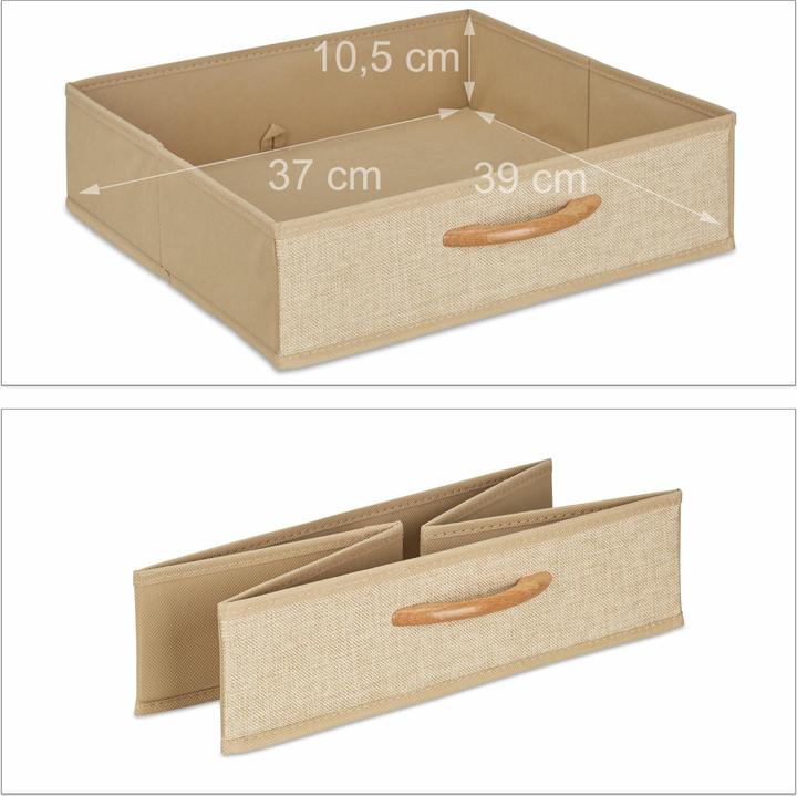 Image du produit Relaxdays Panier bois