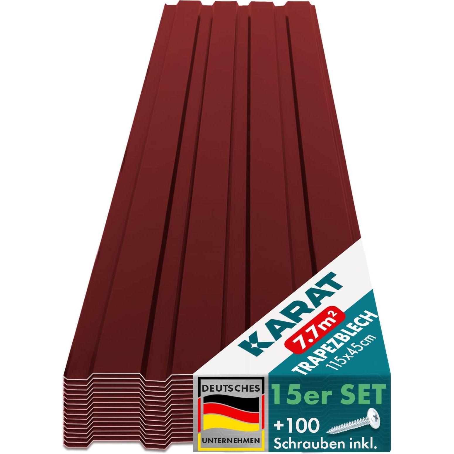 Karat, Überdachung, Trapezblech