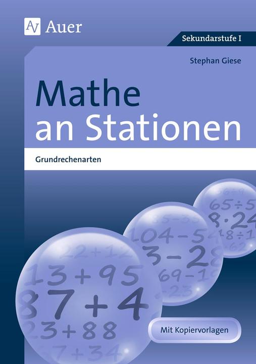Produktbild Mathe an Stationen spezial Grundrechenarten 5-6 (Deutsch, Stephan Giese, 2019)