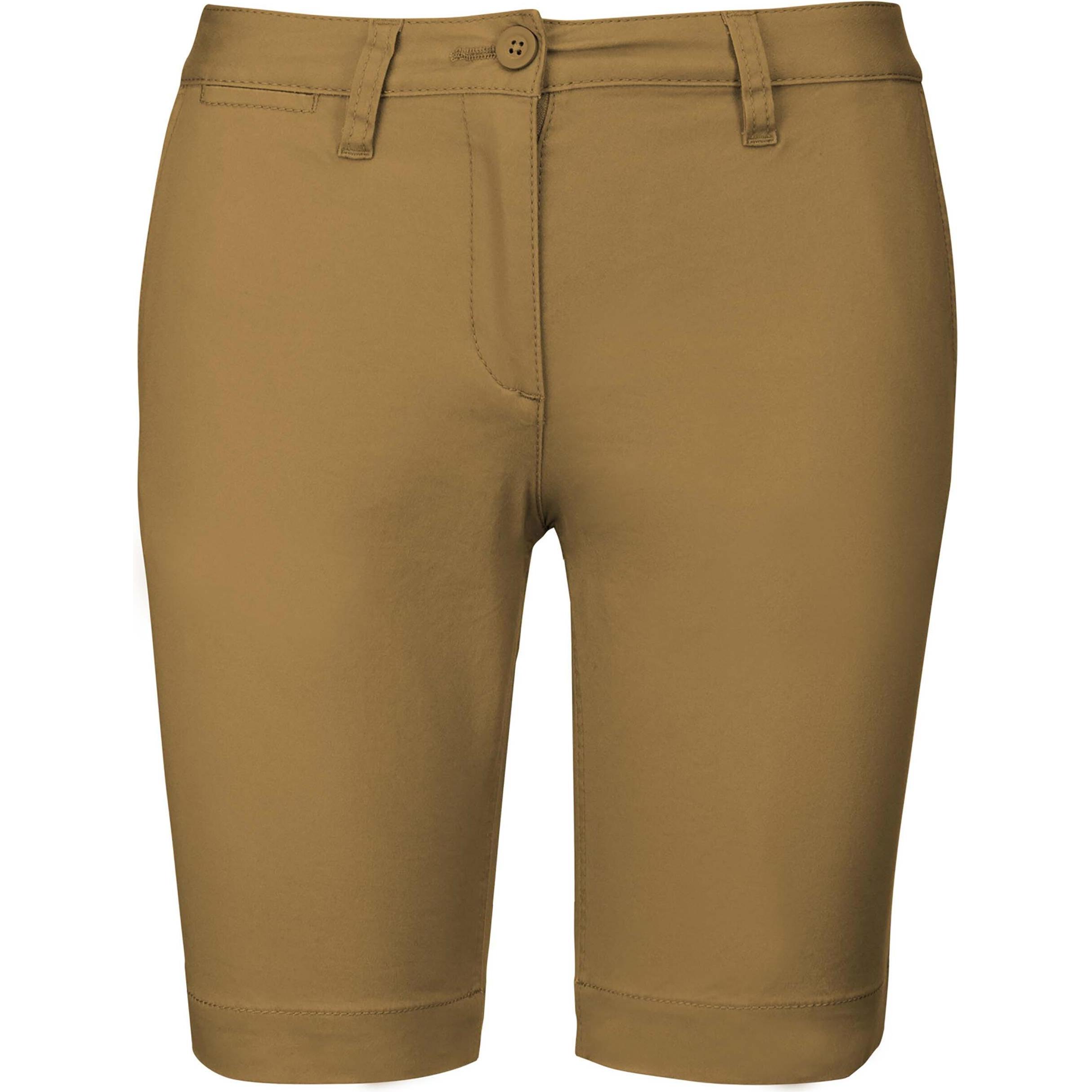 Kariban, Damen, Shorts, Chino, Braun, (40)