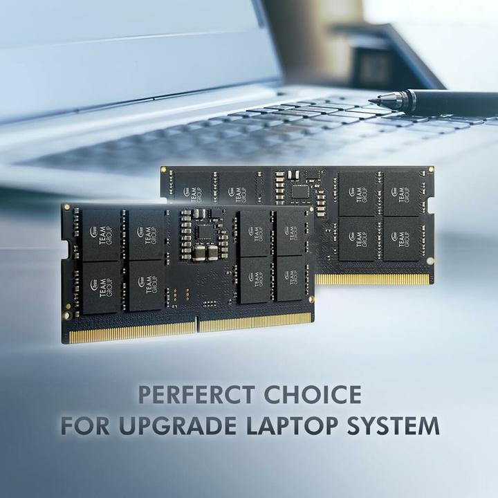 Actual product image Teamgroup MODULO MEMORIA RAM S/O DDR5 32GB PC5600 ELITE (1 x 32GB, 5600 MHz, DDR5 RAM, SO-DIMM)