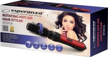Immagine prodotto ESP eranza EBL008 Strumento per lo styling dei capelli Spazzola ad aria calda Nero, Rosso