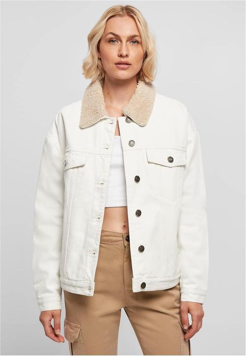 Actual product image Urban Classics Ladies Oversized Sherpa Denim Jacket - 19395 (M)