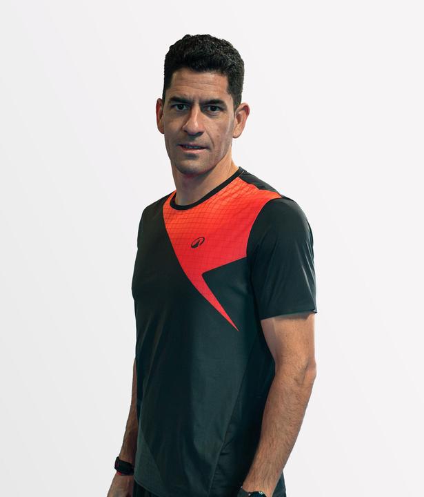 Immagine prodotto Kuikma Herren Padel T-Shirt - PTS Pro Maxi Sanchez rot (S)