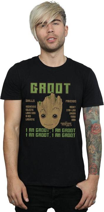 Image du produit - T-shirt GUARDIANS OF THE GALAXY VOL. GROOT SKILLS - Homme (M)