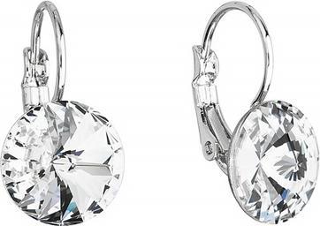 Evolution Group Sparkling Dangling Earrings With Swarovski Crystals