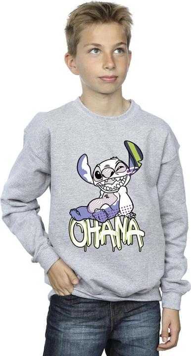 Produktbild Disney Lilo And Stitch Ohana Graffiti Sweatshirt Jungen (128)