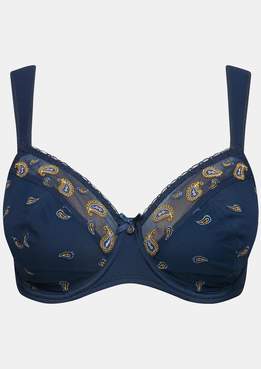 Actual product image Ulla Popken Paisley Underwire Bra (85 E)