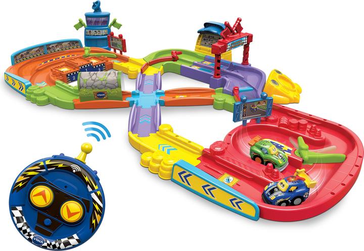 Image du produit VTech Tut Tut Bolides -Mon premier circuit télécommandé (+ Simon,super champion / Léo,bolide turbo) (Français)