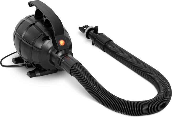 Produktbild Gymrex Elektro Luftpumpe für Turnmatte Elektropumpe Luftmatratze schwarz 4 Düsen 500 W