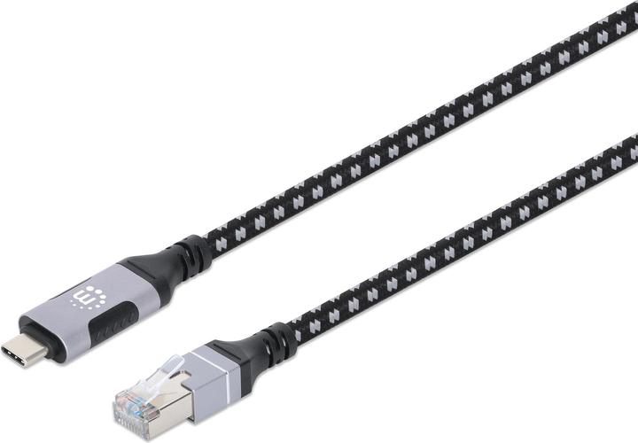 Produktbild Manhattan USB-C auf Gigabit Ethernet-Netzwerkkabel, 2 m (2 m, USB 3.0)