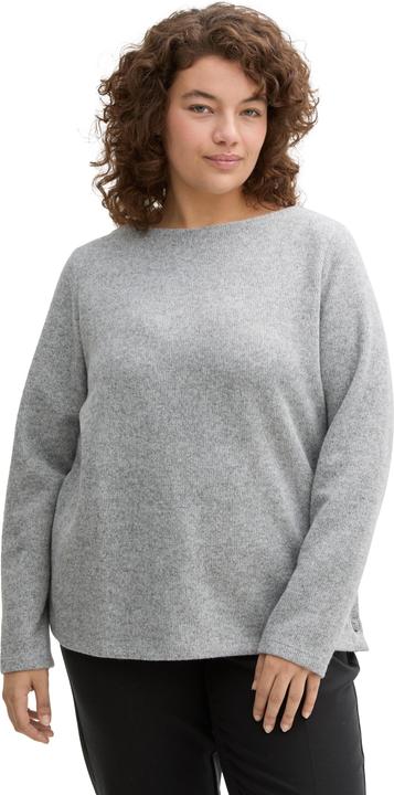 Produktbild Tom Tailor Plussize Sweatshirt mit langen Ärmeln, optimale Passform und hoher Tragekomfort (46)