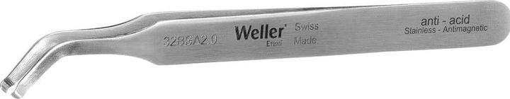 Produktbild Weller Erem SMD-Pinzette, 2 mm Spitzen, 40° abgewinkelt/Rund, Edelstahl 115mm