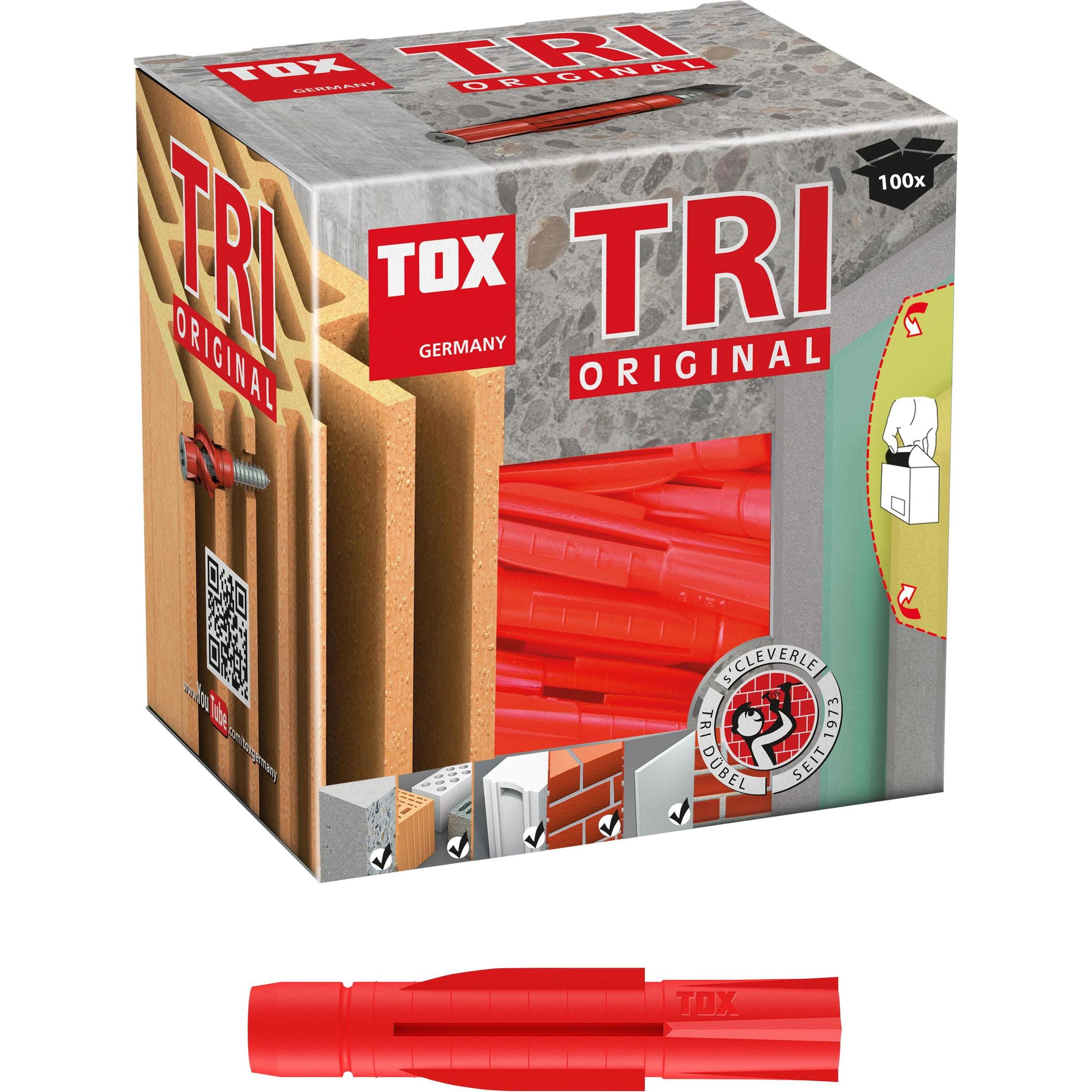 Thumbnail - Tox, Dübel, Allzweckdübel Tri 6x36 mm 100 Stück (1 Stk.)