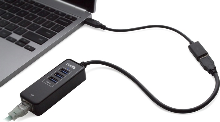Actual product image Plugable USB C to USC Adapter Cable (0.20 m, USB 3.2 Gen 1)