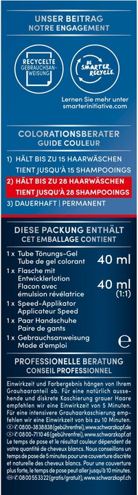 Produktbild Schwarzkopf Men Perfect Anti-Grau Tönungs-Gel (50 Natur Hellbraun)