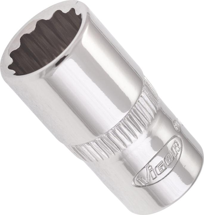 Produktbild Vigor Doppelsechskant Steckschlüsseleinsatz ∙ V7514-9 ∙ Vierkant6,3 mm (1/4 Zoll) ∙ Aussen Doppel-Se… (9 mm)