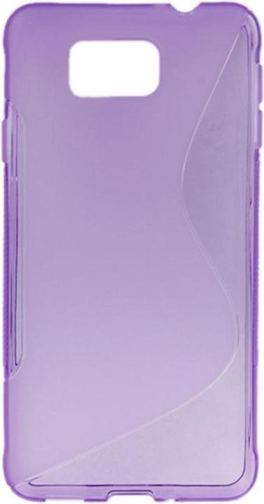 Produktbild König Design Handyhülle TPU Schutzhülle für Samsung Galaxy Alpha G850F Lila / Violett (Samsung Galaxy Alpha)