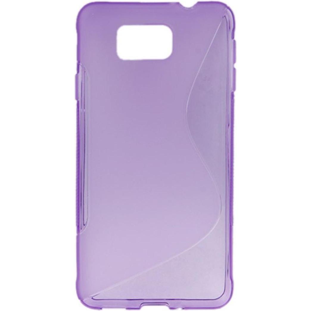 Thumbnail - König Design Handyhülle TPU Schutzhülle für Samsung Galaxy Alpha G850F Lila / Violett (Samsung Galaxy Alpha), Smartphone...