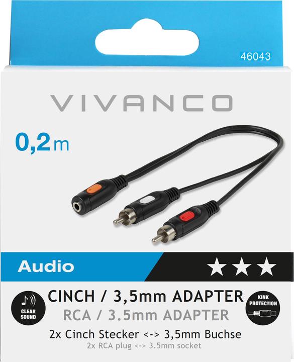 Produktbild Vivanco Audioadapter