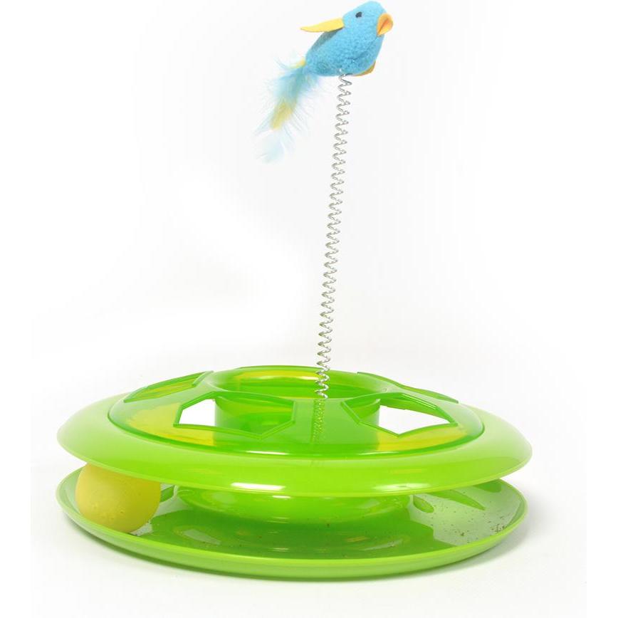 Meilleurs prix pour Duvoplus + + JEU POUR CHATS HAPPY HOOP VERT 26cm 1717041 (Jouet à balle chat), Jouets pour chat